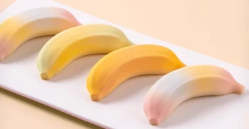 6 or 12 Cells Banana Design Silicone Cake Mold French Fruit Mousse Dessert Bakeware Chocolate Mold Kitchen Baking Tools